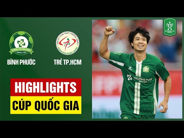 Highlights: Bình Phước - Trẻ Hồ Chí Minh | Công Phượng ghi bàn, đẳng cấp lên tiếng