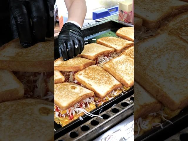 Amazing and Satisfying Skill Of Toast Master - Korean Street Food