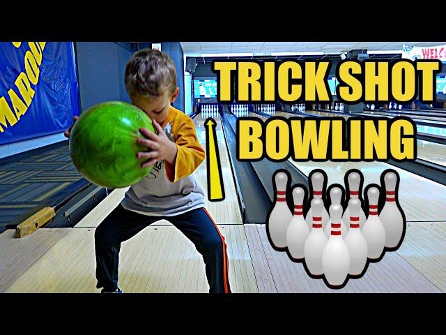 Bowling TRICK SHOT Challenge | Colin Amazing