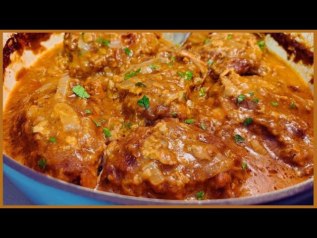 The Best Smothered Fried Chicken And Gravy Recipe #chicken #easyrecipe