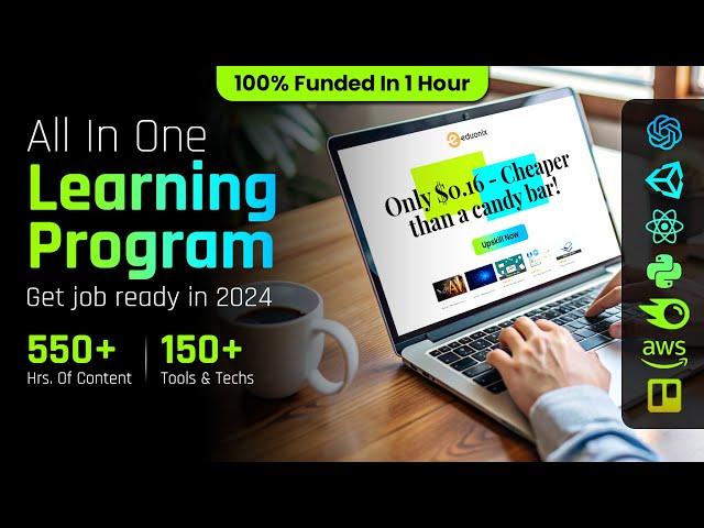 ALL IN ONE LEARNING PROGRAM - Get Job Ready in 2024 (Live on Kickstart)