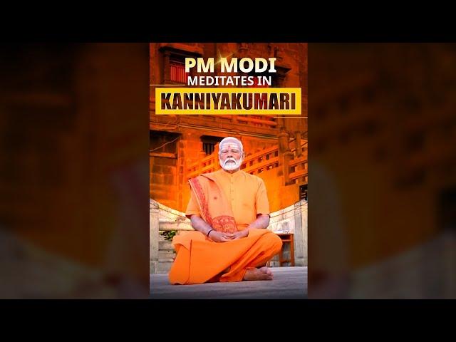 PM Modi Meditates at Swami Vivekananda Rock Memorial in Kanniyakumari, Tamil Nadu