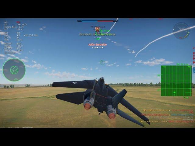 War Thunder F14A Tomcat Gameplay 7 Kills *Still the King of Top Tier*