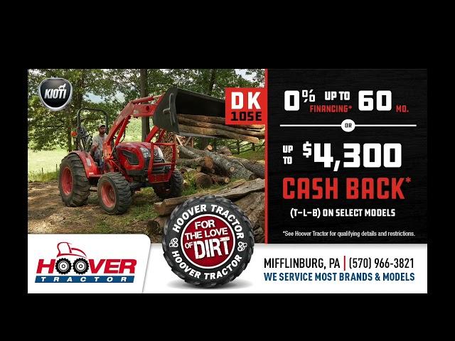 Hoover Tractor LLC, Mifflinburg PA January 2022 DK Tractor Ad
