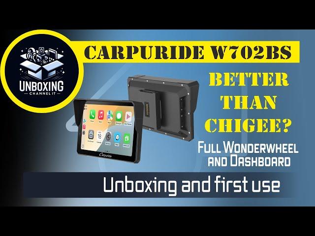 Carpuride W702BS - CarPlay for BMW with Full Integration - Unboxing and First use