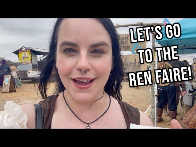 hot springs renaissance faire (i'm a bar wench!) + getting my ears pierced ~ daily vlog