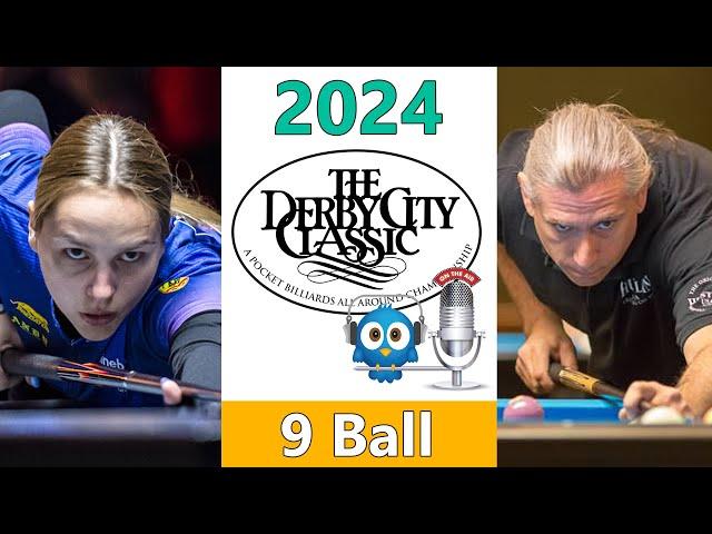 Pia Filler vs Michael Deitchman - 9 Ball - 2024 Derby City Classic rd 2