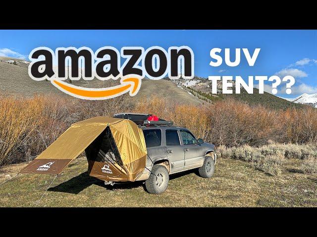 Testing the Cheapest SUV Tent on Amazon!