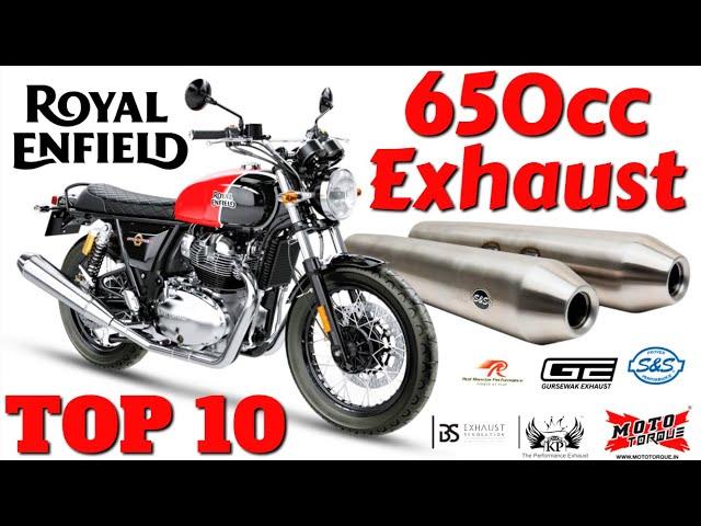 TOP 10 Royal Enfield 650 Exhausts For Interceptor & Continental GT 650