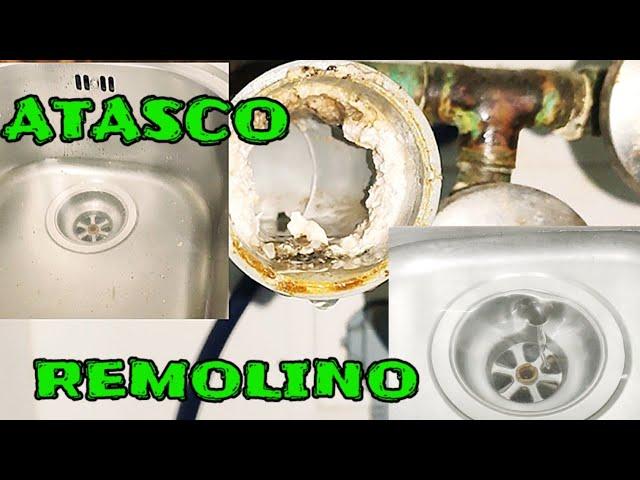 DE ATASCO A REMOLINO. SOLUCIONES ATASCO GRAVE. Desatasco Inodoro Debajo en Descripción