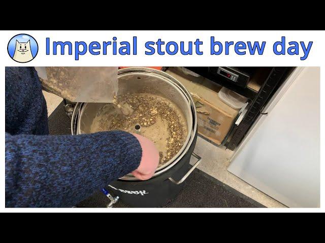 Rebrewing the G70 imperial stout on the Brew Devil BD50