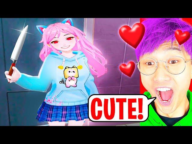 LANKYBOX'S EVIL GIRLFRIEND *TRAPPED US*!? (AI YANDERE GIRLFRIEND SIMULATOR!)