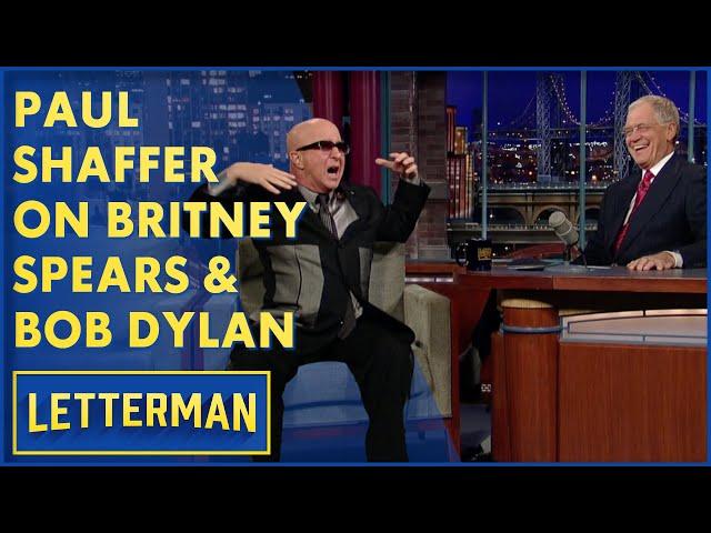 Paul Shaffer On Britney Spears & Bob Dylan | David Letterman