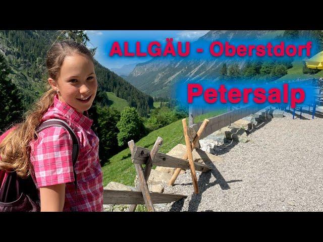 Panorama Wanderung im Allgäu: Oberstdorf zur Petersalp // mit Laura