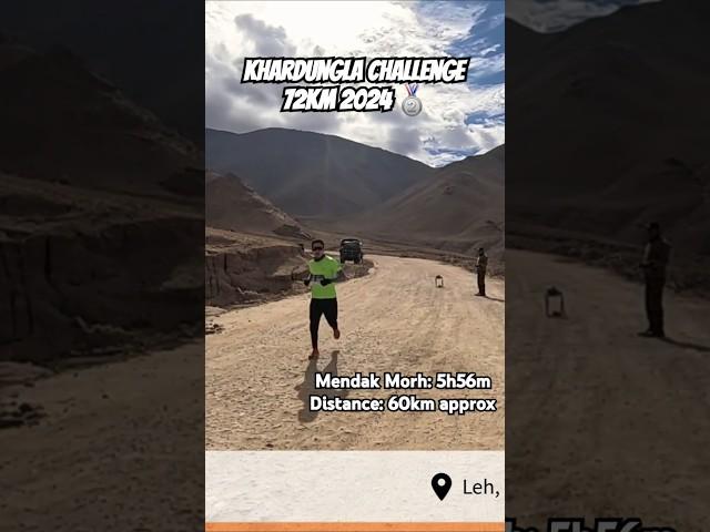 Khardungla Challenge 72km 2024#khardunglachallenge #ladakhmarathon #running #runner #lehladakh