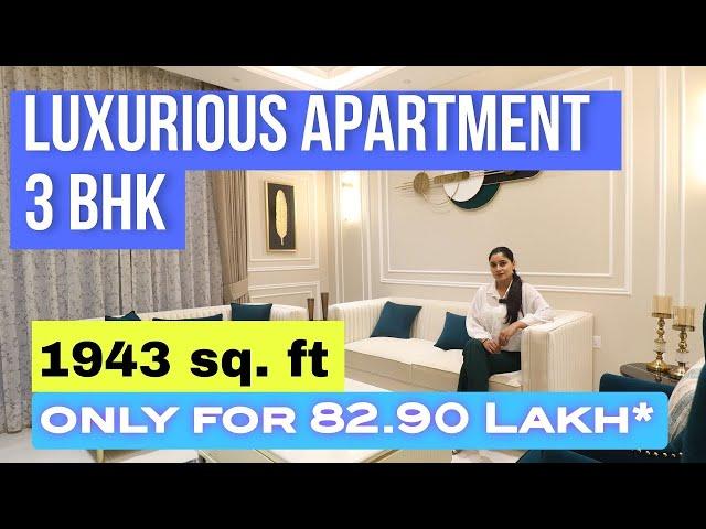 (1943) Sq. Ft. (Massive 3BHK) Apartments, Gated Society Flats in Mohali