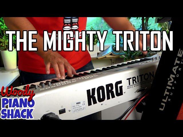 The KORG TRITON is an Impressive Flagship Synth from 1999