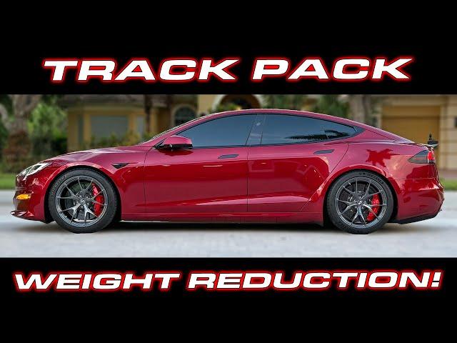 Dropping weight and height with new Signature Wheels on my Track Pack Model S Plaid with 0-60 Test