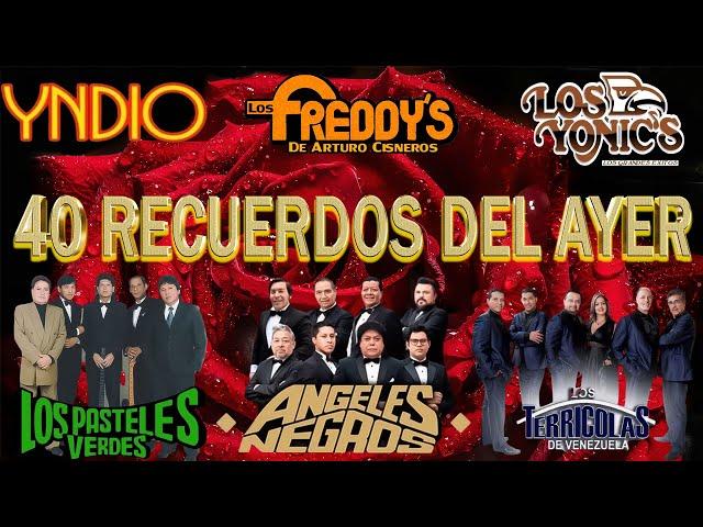 ANGELES NEGROS, TERRICOLAS, SOLITARIOS, PASTELES VERDES, YNDIO, YONICS - RECUERDOS DEL AYER MIX