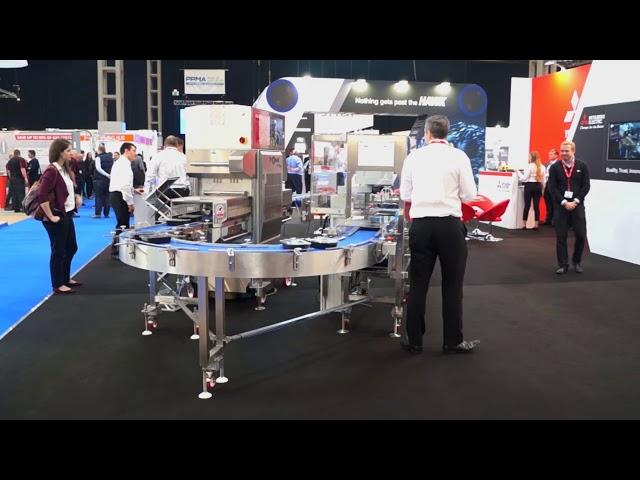 Mitsubishi Electric packaging machine automation demonstration at PPMA 2017