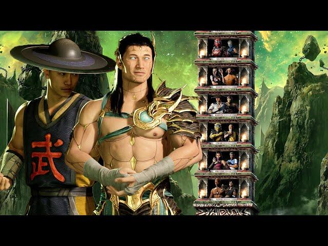 Messianic Vision Liu Kang with Kung Lao Kameo Warrior Klassic Tower Mortal Kombat 1 - No Commentary