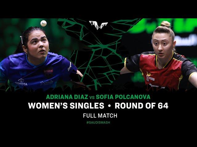 FULL MATCH | Adriana Diaz vs Sofia Polcanova | WS R64 | #SaudiSmash 2024