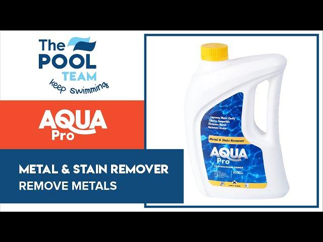 Remove Metals and stains from your pool | Aqua Pro Metal and Stain Remover