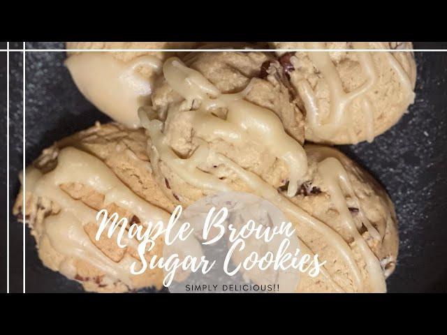 How To Make Maple Brown Sugar Cookies | Best Fall Cookies