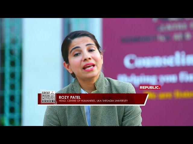 Uka Tarsadia University @ Republic TV | Great Indian Institutes