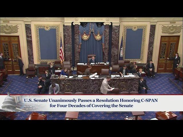 U.S. Senate Unanimously Passes Resolution Calling on Streaming Services to Carry C-SPAN