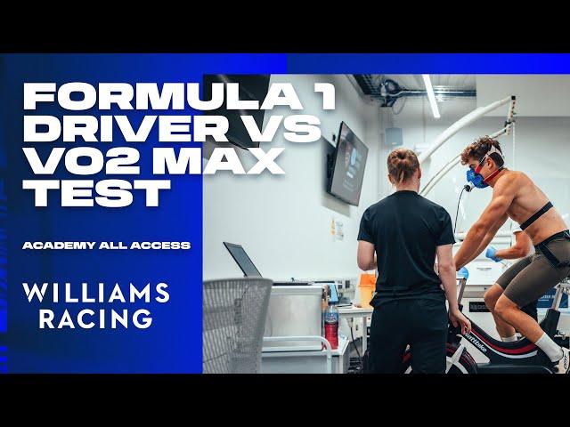 FORMULA 1 DRIVER VS VO2 MAX TEST | Academy All Access | Behind The Scenes | Williams Racing