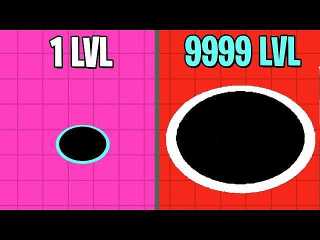 Hole.io MAX LEVEL EVOLUTION! HOLE.IO WORLD RECORD HIGH SCORE! HOLE.IO 100% DOMINATION