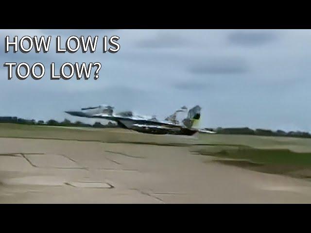 Fighter Pilots React to F-16 and MiG-29 EXTREMELY LOW Passes