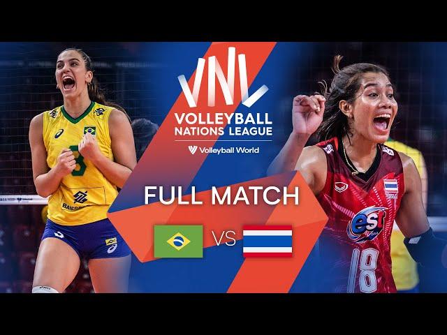  BRA vs.   THA - Full Match | Preliminary Phase | Women's VNL 2022