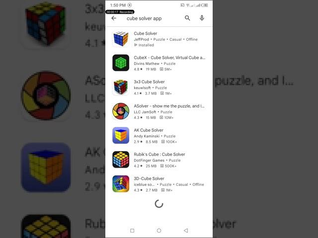 Rubik,s cube solver app
