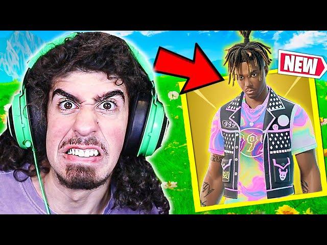 Pretending To be UNRELEASED Juice Wrld Mythic Boss in Fortnite!