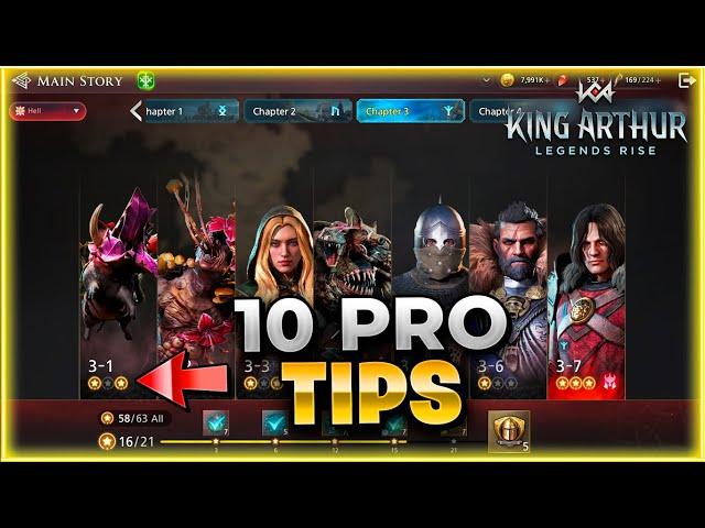 10 Things I WISH I KNEW Before Playing King Arthur: Legends Rise