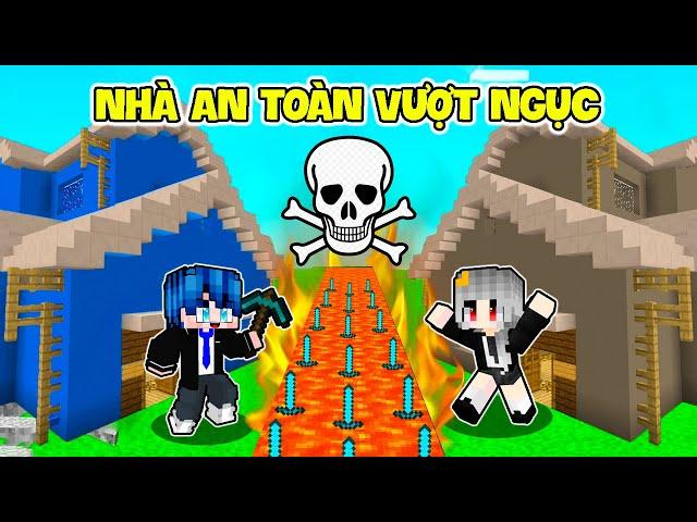 PHONG CẬN SAMMY THỬ THÁCH 24 GIỜ XÂY NHÀ AN TOÀN VƯỢT NGỤC KINH DỊ TRONG MINECRAFT