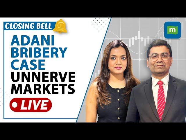 Live: Nifty slips below 23,400 on weekly expiry day | Adani Group stocks in focus | Closing Bell