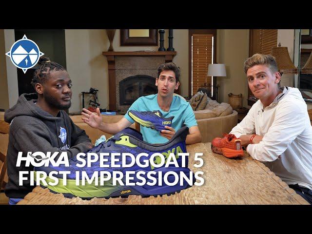 HOKA Speedgoat 5 First Thoughts w/ Jami Reviews and Tim Tollefson