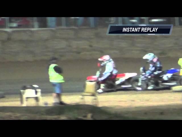 Sammy Halbert Crash at Sturgis Short Track