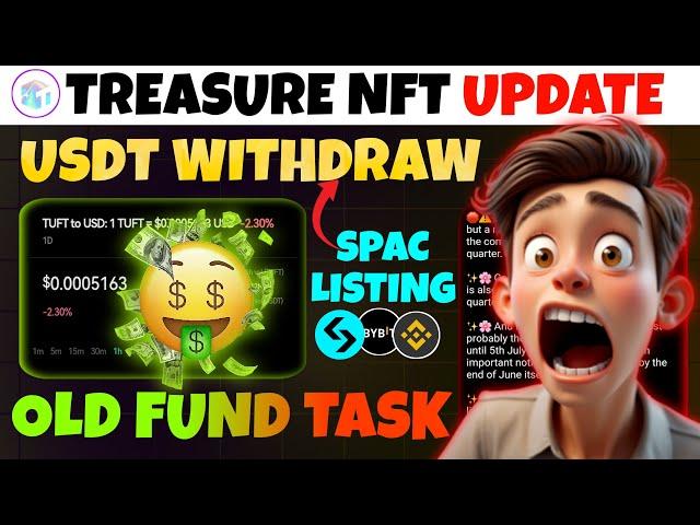 Treasure NFT USDT Withdrawal  | Treasure NFT New Update Today | Treasure Nft Withdrawal Update