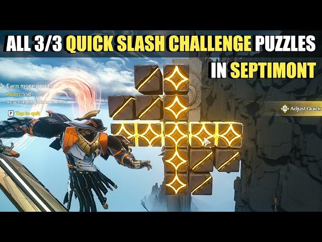 All Quick Slash Challenge Puzzles in Septimont | Hero's Slash | Wuthering Waves 2.4