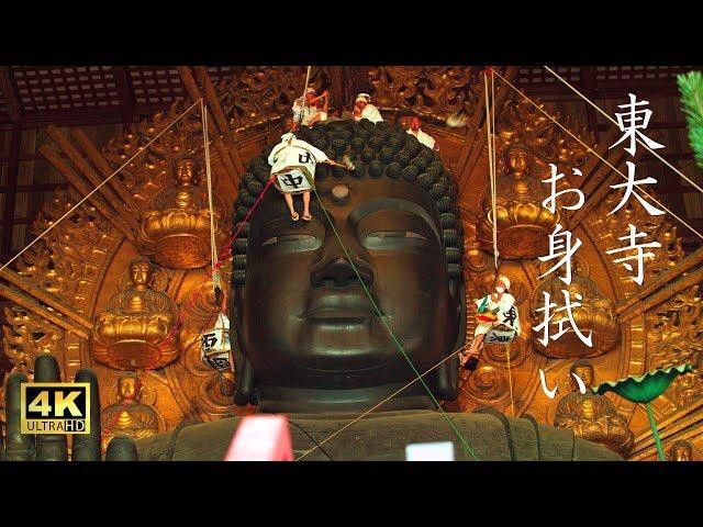 奈良の大仏様 『お身拭い』 : Daibutsu-sama Ominugui（Nara, Japan）