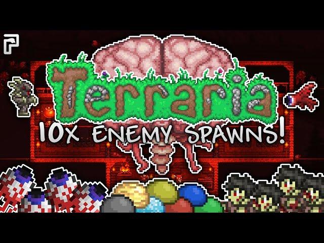 Blood moon with 10x spawns = UTTER INSANITY! (Terraria Episode 6)