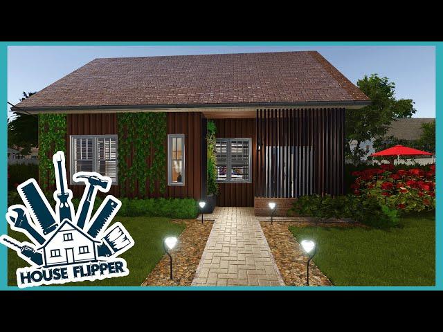 House Flipper - Burned House - Cosy Wooden Home - Speedbuild and Tour!