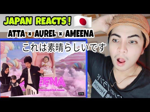 AMEENA - Atta Halilintar, Aurel Hermansyah Feat. Ameena (Official Music Video) | REACTION