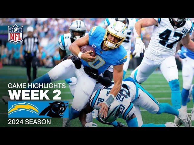 Los Angeles Chargers vs. Carolina Panthers | 2024 Week 2 Game Highlights