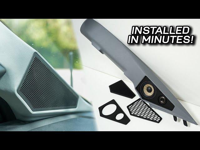 Can you just BUY custom A-Pillars for speakers? Car Audio Made Easy!