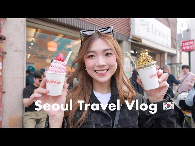 Korea Travel Vlog Seongsu | shopping | cute cafes | dessert